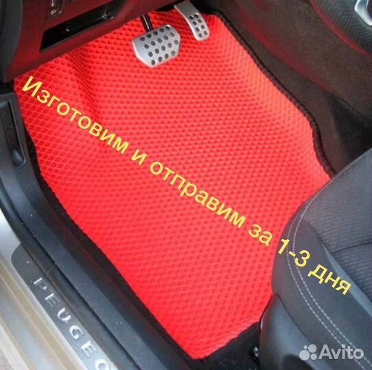 Автоковры водительские EVA Mitsubishi Outlander 3