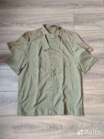 Офицерская рубашка с коротким и длинным рукавом