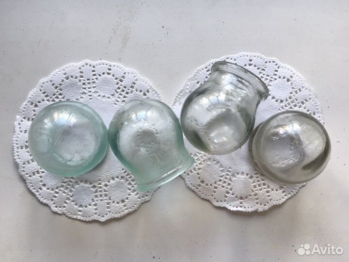 Медицинские банки СССР стеклянные
