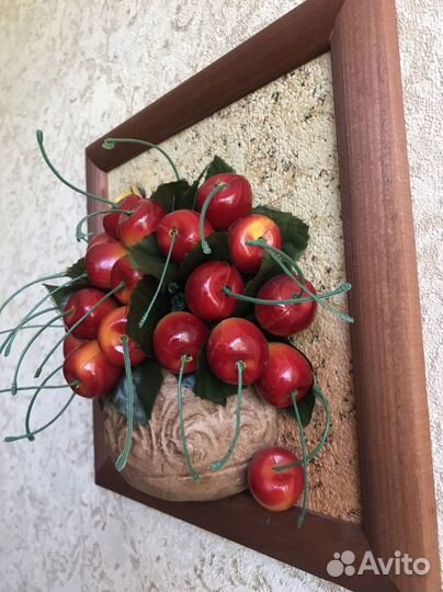 Картина для кухни (вишня)
