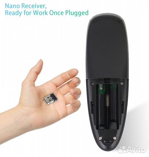 Пульт-аэромышь G10S, 2,4 ггц, с гироскопом