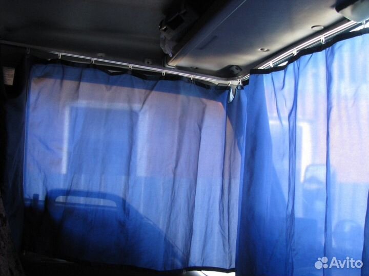 Шторы для кабины грузовика со спальником