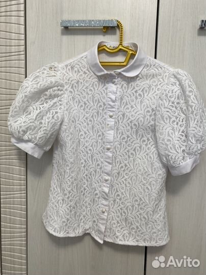 Блузка белая для девочек