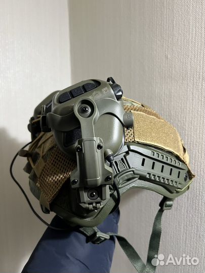 Шлем тактическмй Бр2 с наушниками