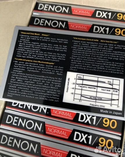 Аудиокассеты Denon DX1 90.Japan