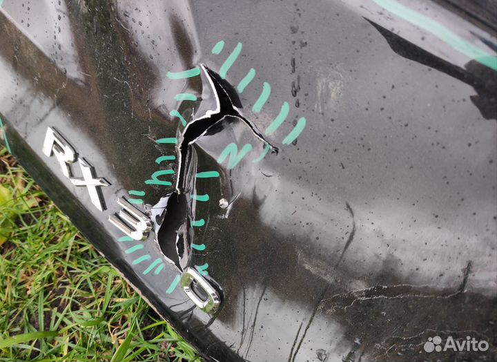 Крышка багажника Lexus RX 2020