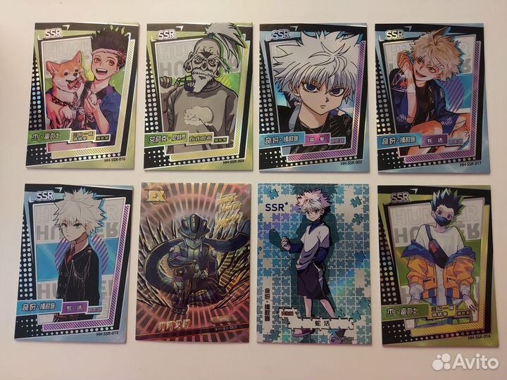 Коллекционные карточки hunter x hunter
