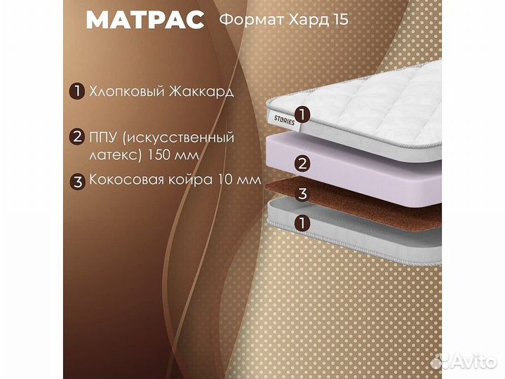 Матрац Stories Формат Хард 15