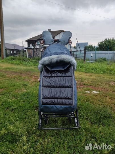 Детские санки коляска Galaxy - Glory Gloss