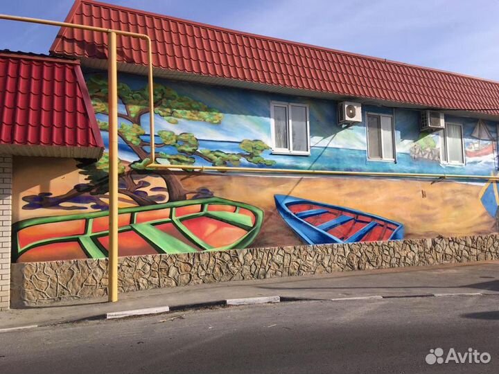 Граффити. Художественная роспись. Монументальная ж