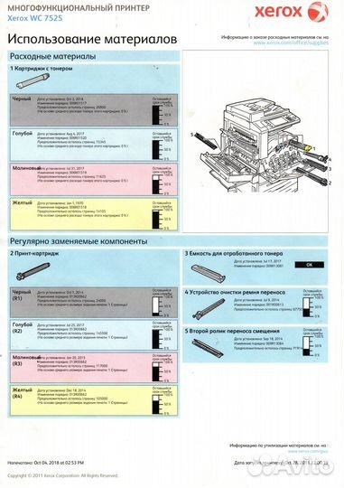 Мфу xerox 7525