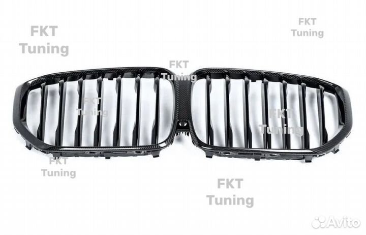 Решетка радиатора для BMW X5 G05, М стиль, карбон