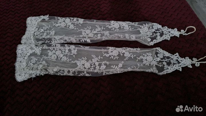 Перчатки свадебные