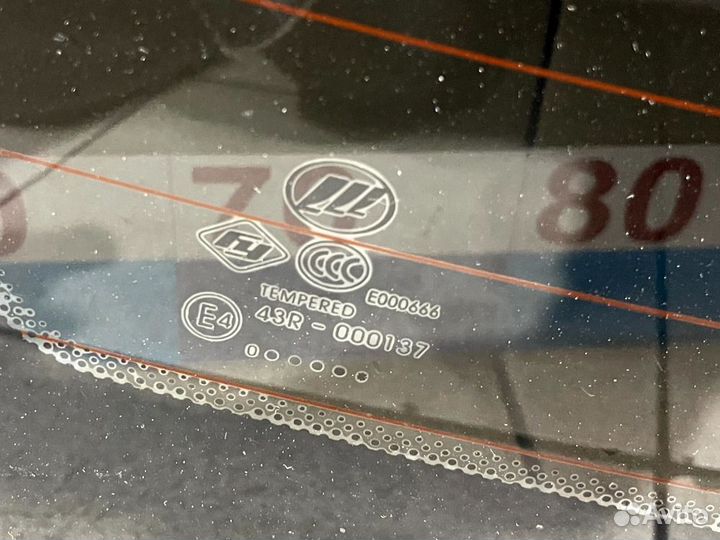 Стекло заднее Lifan Solano