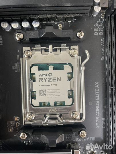 Комплект ryzen 7 7700+x670 aorus elite ax wifi
