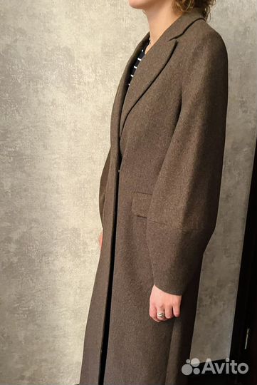 Пальто длинное демисезонное