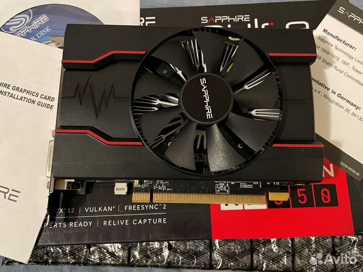 Видеокарта Sapphire Pulse RX550 2048MB