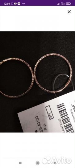 Золотые серьги