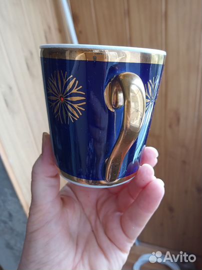 Кружки кобальт з-д Довбыш 5 шт0.2л