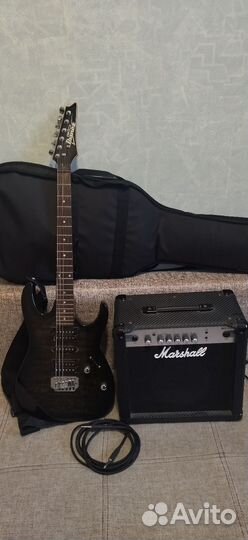 Электрогитара ibanez с комбиком