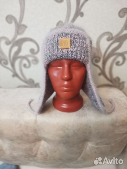 Шапка ушанка женская