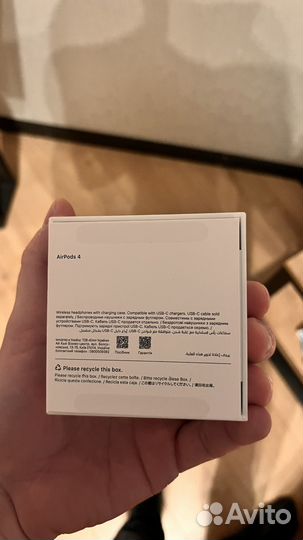 Наушники apple airpods 4