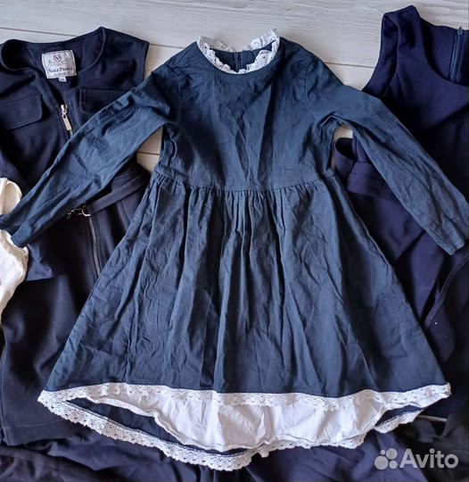 Школьная форма пакетом для девочки 134, 140