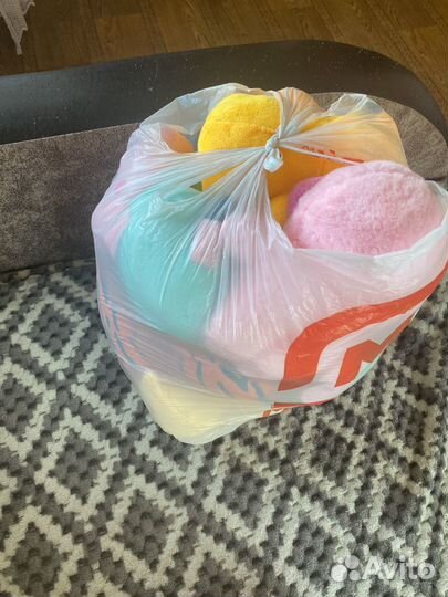 Мягкие игрушки пакетом новые