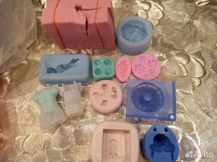 Формы для мыла силиконовые коробкой