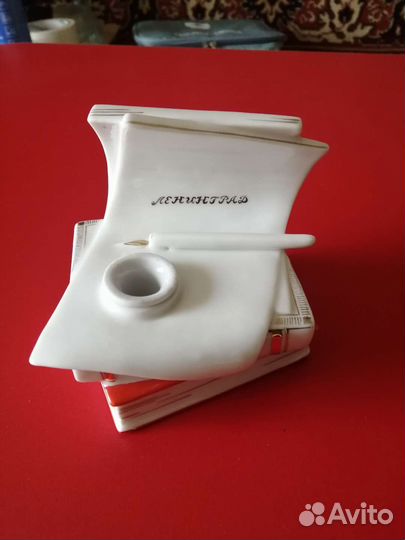 Фарфоровая чернильница Ленинград лфз