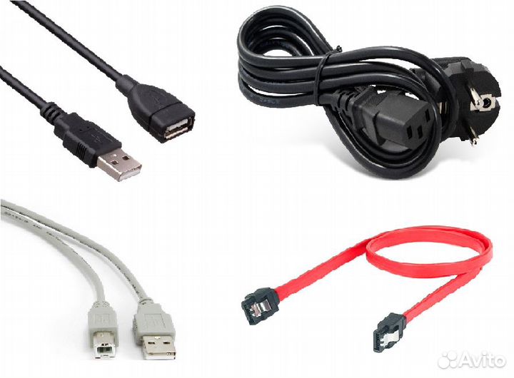 Кабеля питания, для принтера, SATA, usb удлинитель