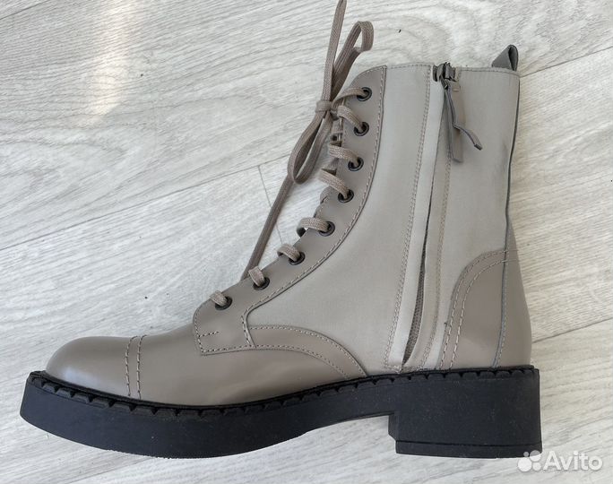 Полусапожки ботинки Theory натур кожа США