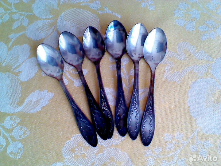 Ложки, вилки, ножи мельхиор