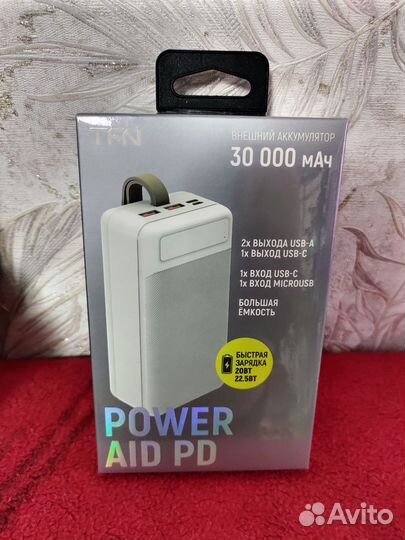 Внешний аккумулятор TFN 30 000 мAч на гарантии