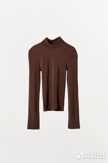 Топ zara из облегающего кроя