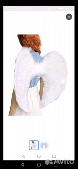 Крылья Ангела и нимб