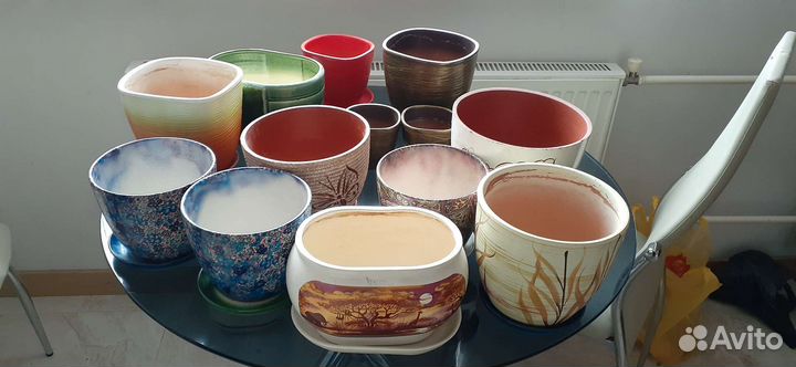 Горшки керамические для цветов