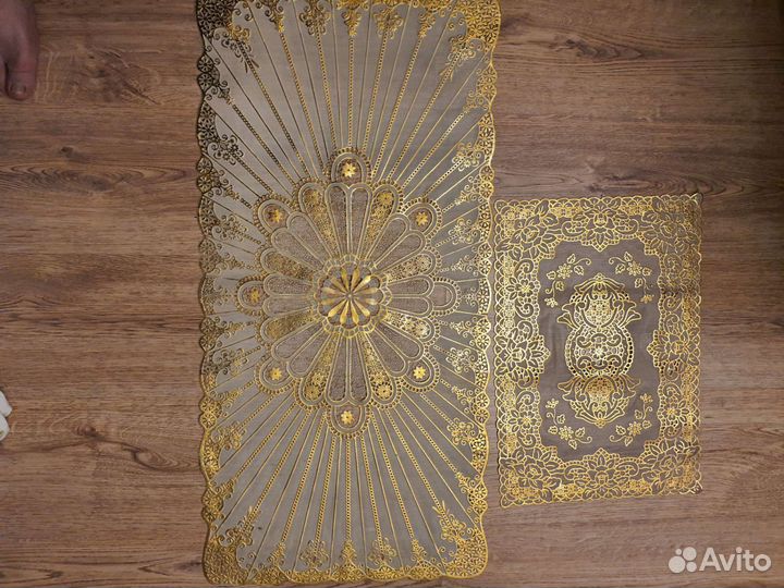 Силиконовая скатерть с кружевом