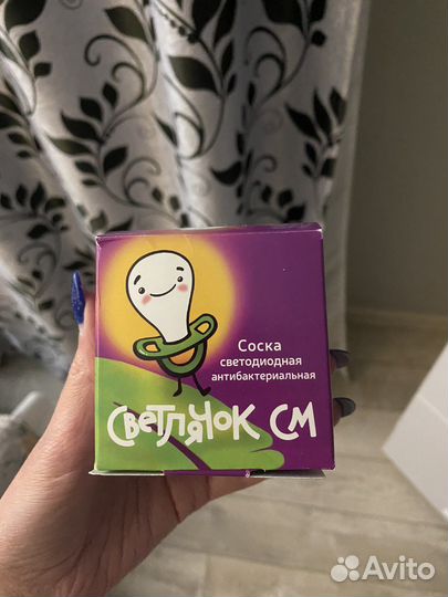 Соска светлячок антибактериальная