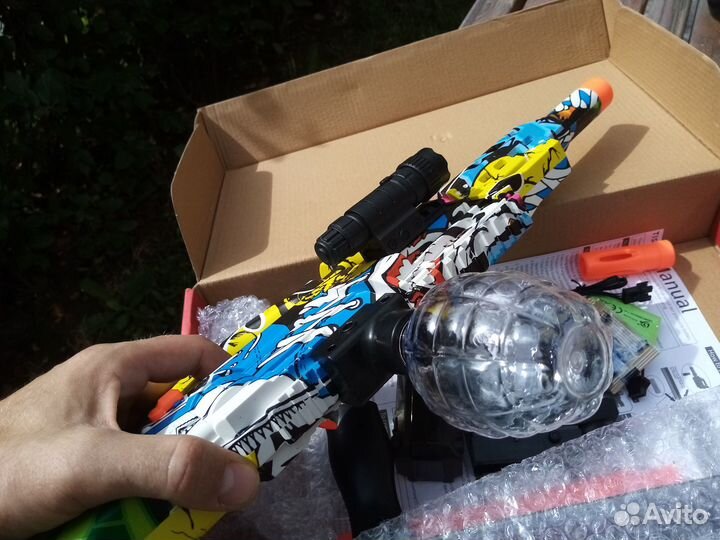 Орбизный автомат P90 с водными пулями