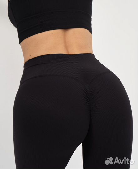 Леггинсы в рубчик(лапша)