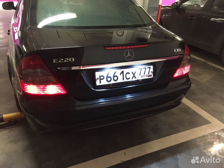 Подсветка номера Mercedes-Benz W211,S203,W219,R171