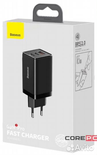 Сетевое зар. устр. Baseus GaN3 Pro Fast Charger 1U