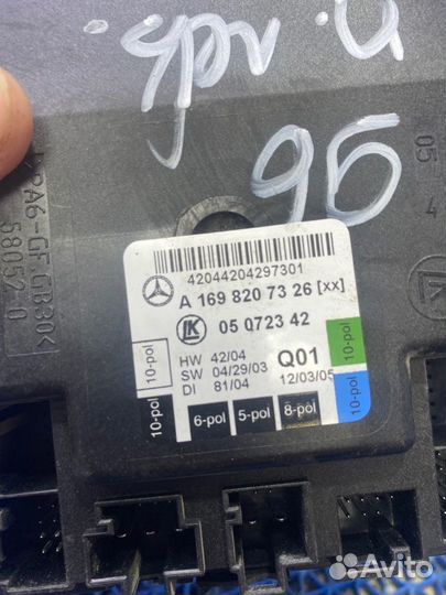 Блок управления двери Mercedes-Benz A170 хэтчбек