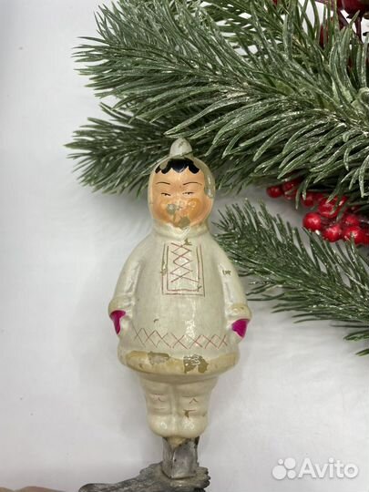 Елочная игрушка СССР Якут Ненец Чукча (2.Сзр)