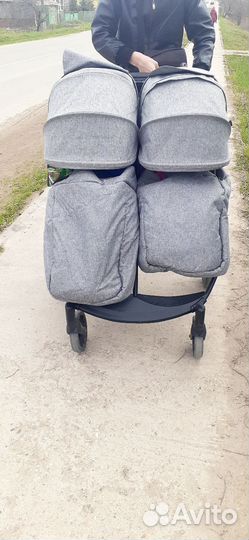 Прогулочная коляска для двойни или погодок