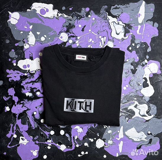 Kith x Marvel Silver Surfer Vintage Tee Black L