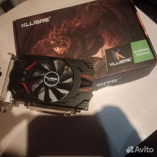 Видеокарта rx550 на 4 гб