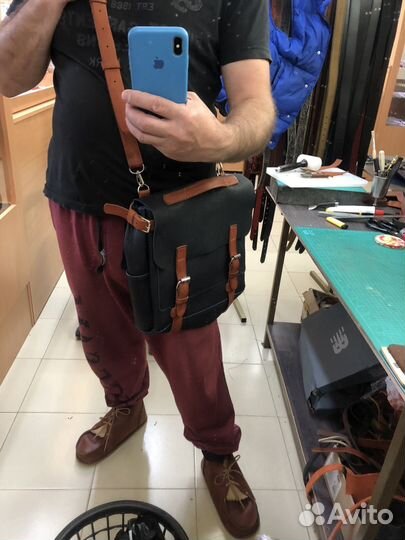 Сумка натуральная кожа