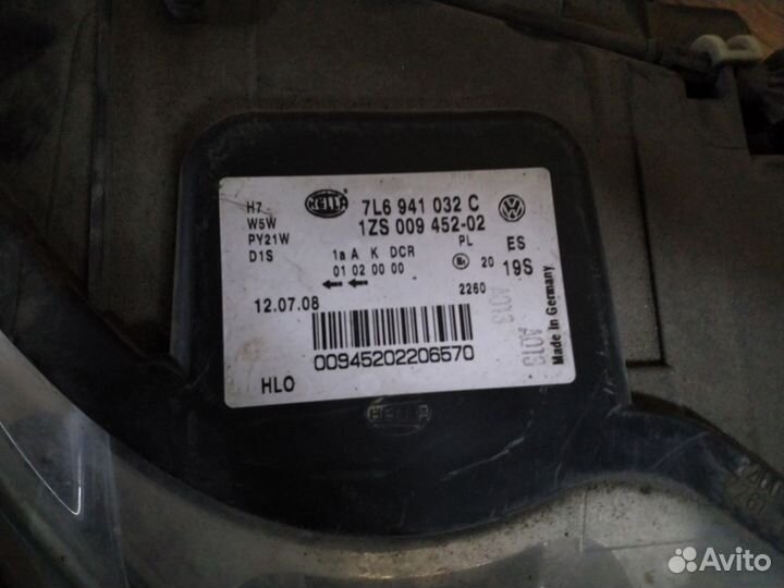 Фольксваген туарег volkswagen touareg фары